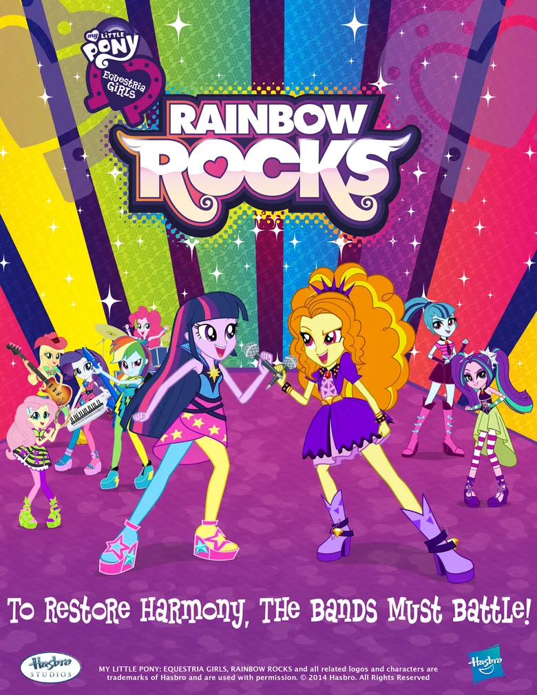 پوستر My Little Pony: Equestria Girls - Rainbow Rocks
پونی کوچولو: دختران اکواستریا - رنگینکمان راک