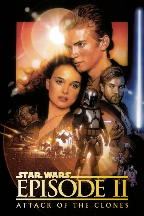 پوستر Star Wars: Episode II – Attack of the Clones جنگ ستارگان: قسمت دوم – حملهٔ کلونها