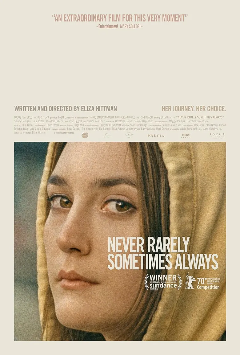 پوستر Never Rarely Sometimes Always
هرگز به ندرت گاهی همیشه