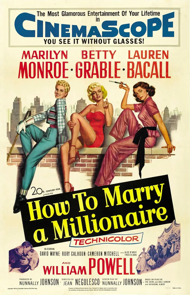 پوستر How to Marry a Millionaire
چگونه میتوان با یک میلیونر ازدواج کرد
