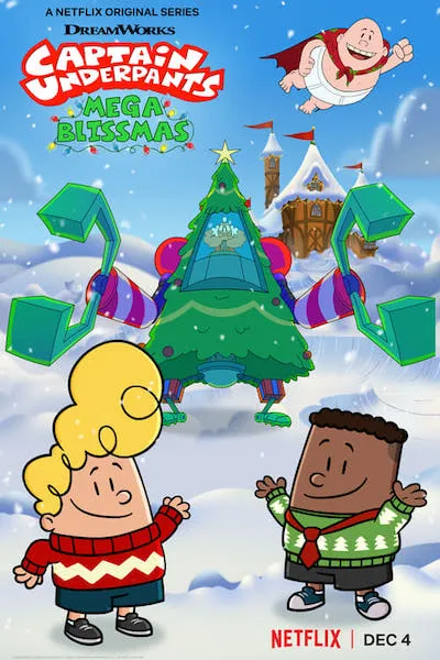 پوستر Captain Underpants: Mega Blissmasکاپیتان زیر شلواری
