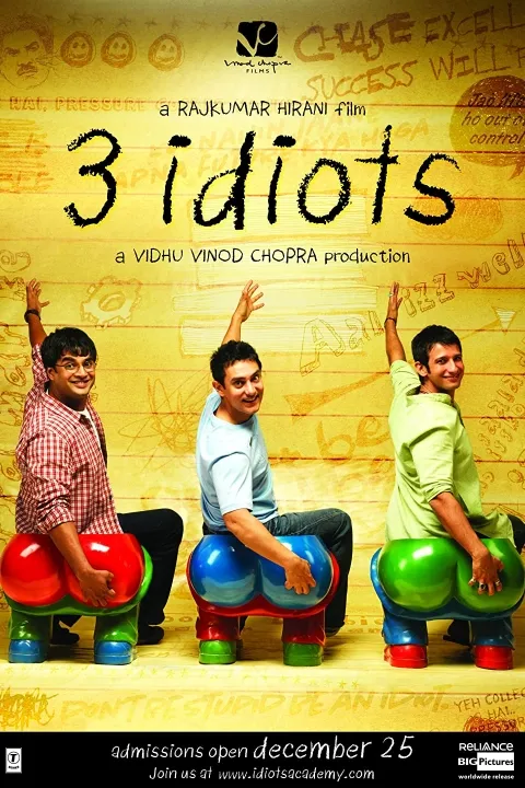 پوستر سه احمق 3 Idiots
