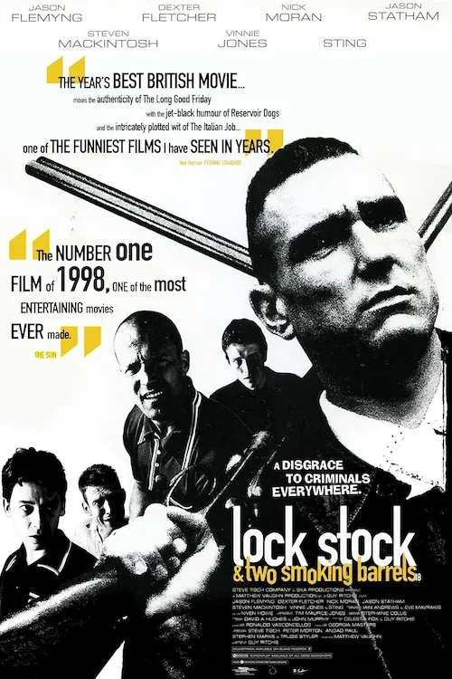 پوستر Lock, Stock and Two Smoking Barrels
قفل انبار و دو بشکه باروت