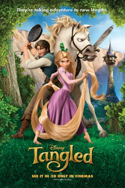 پوستر گیسو کمند Tangled