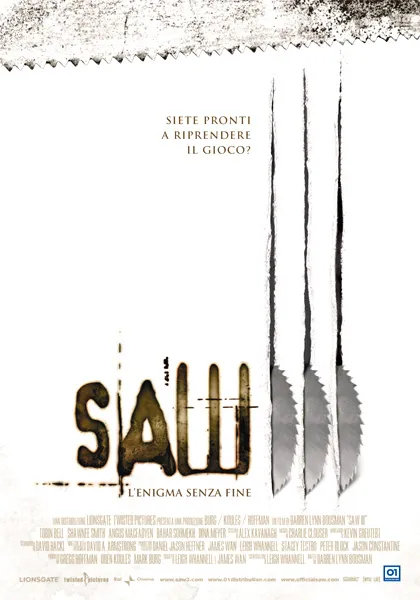 پوستر Saw III
اره ۳